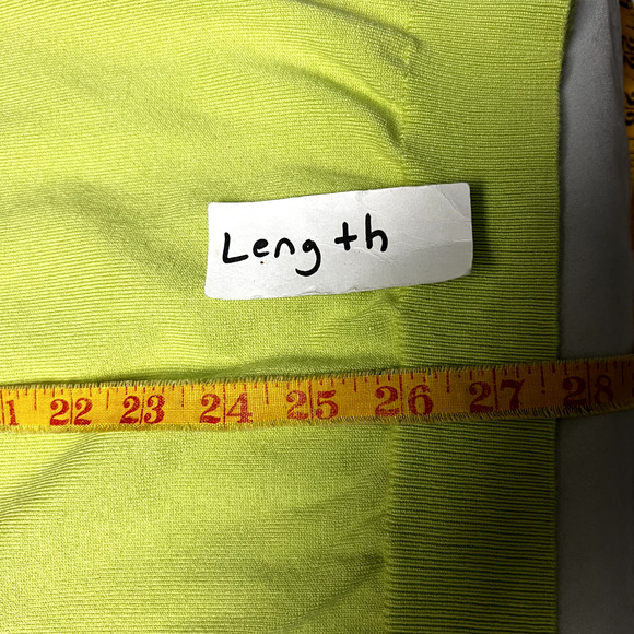 Max 'N Chester Sweater Knits Womens XXL Neon Yellow White Ringer Academia Retro - Picture 9 of 11